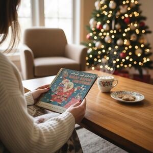 The Night Before Christmas Malvern Little Golden Book 1st Edition Letter A Vtg